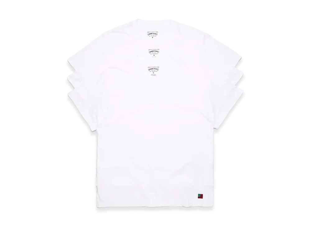DENIM TEARS DT Flag 3-Pack Tee "White"