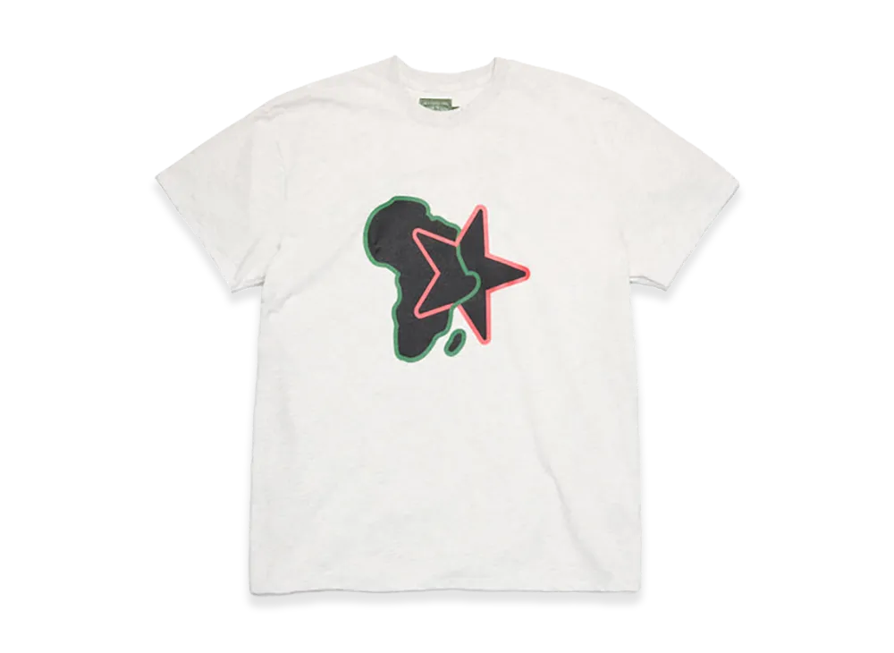 DENIM TEARS Pan-African Star Tee "Grey"