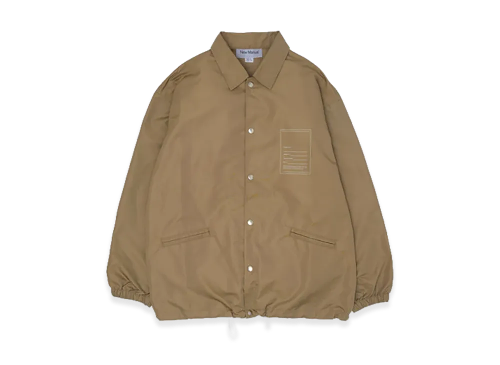 New Manual Coach Jacket "Black"