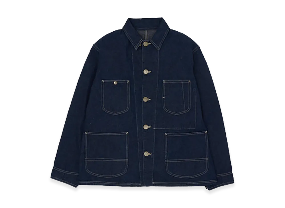 New Manual #024 Le Chore Jacket One-Washed "Indigo"