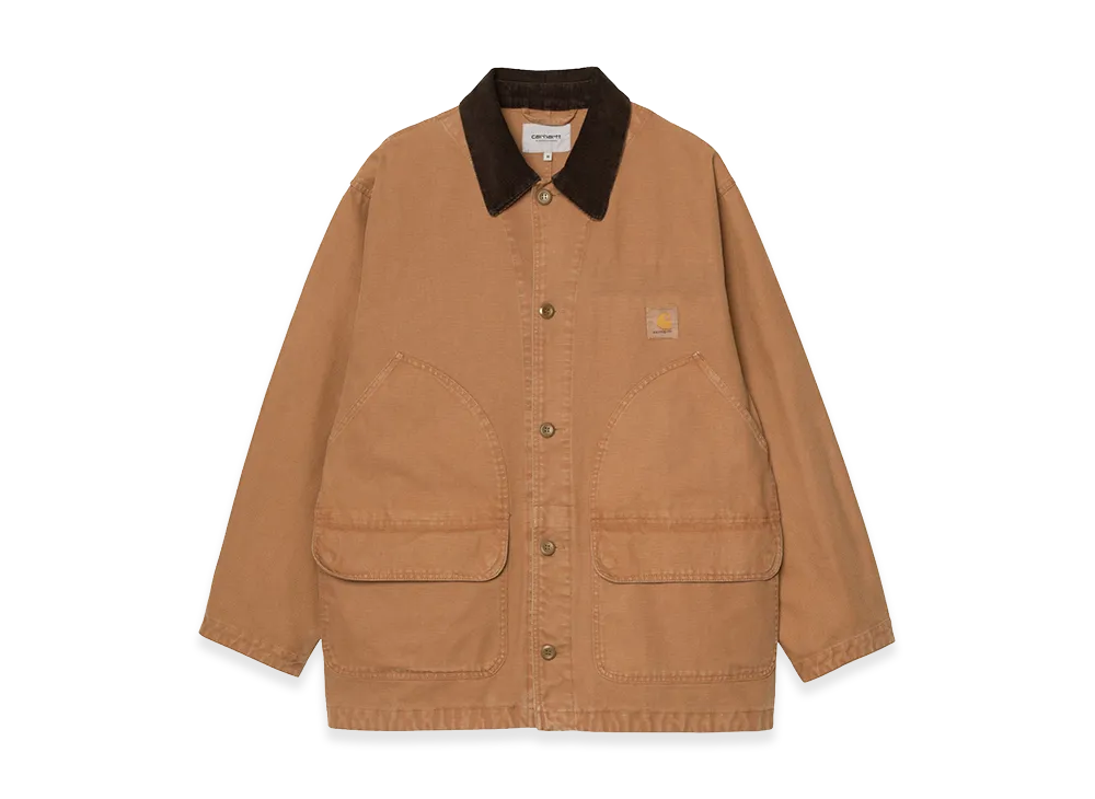 Carhartt WIP Prescott Coat "Hamilton Brown/Tobacco(Garment Dyed)"