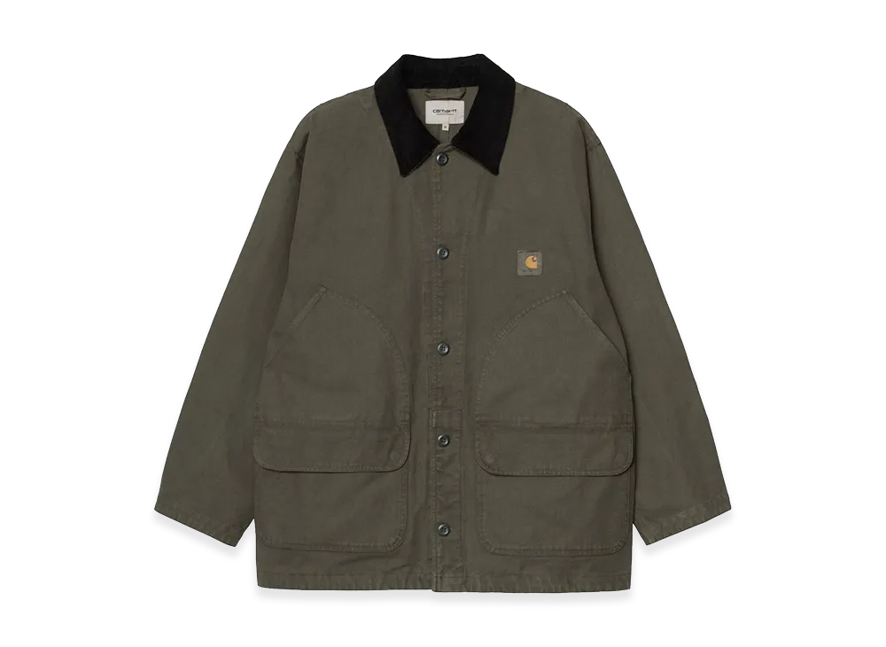 Carhartt WIP Prescott Coat "Oxide Green/Black(Garment Dyed)"