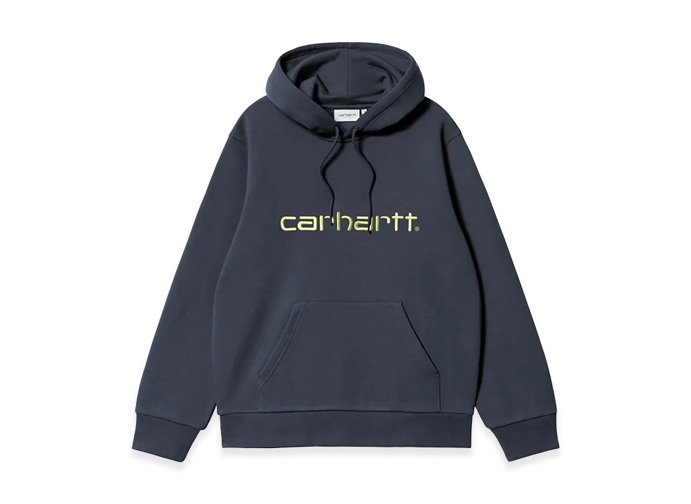 Carhartt WIP Hooded Carhartt Sweat "Deep Night/Gentle Green"