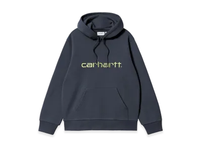 Carhartt WIP Hooded Carhartt Sweat "Deep Night/Gentle Green"
