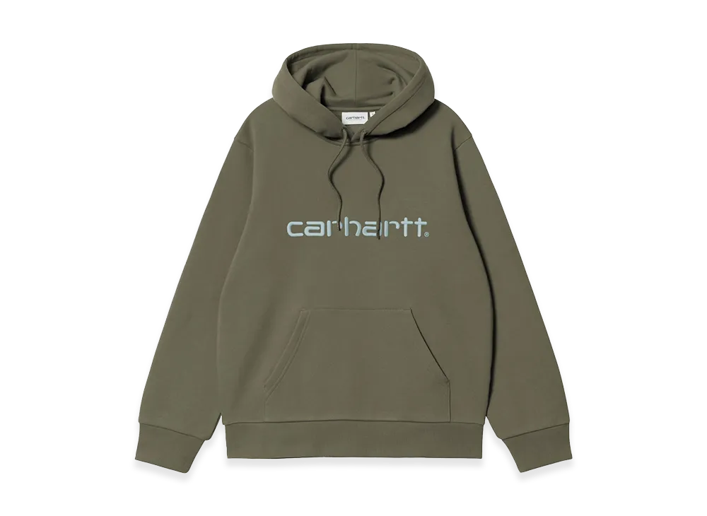 Carhartt WIP Hooded Carhartt Sweat "Leaf/Tourmaline"