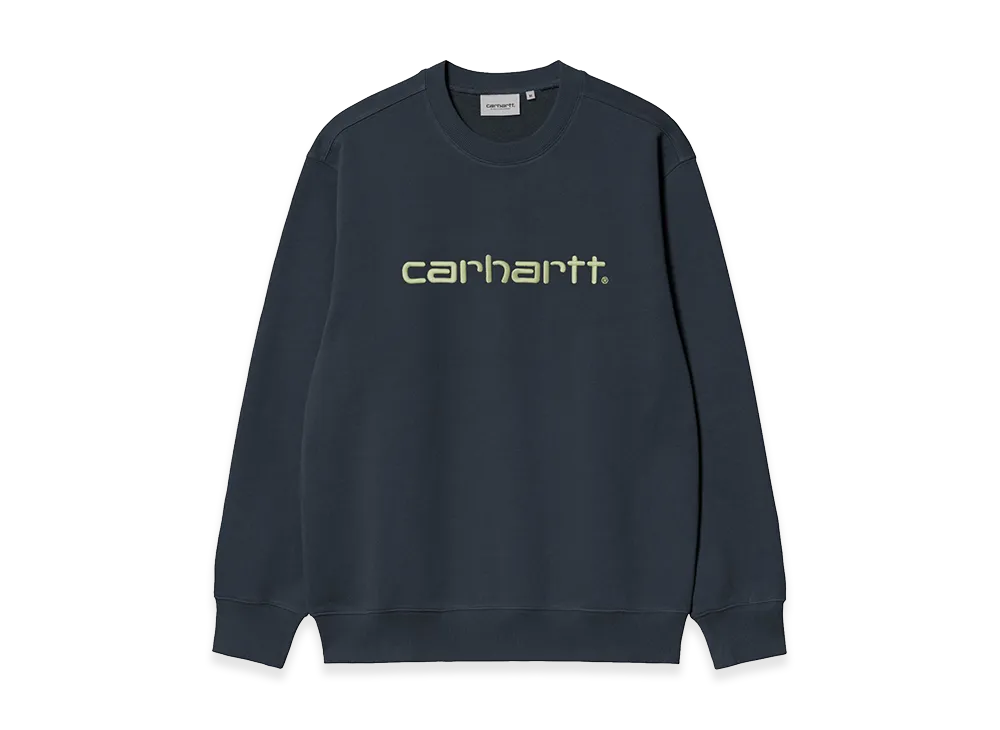 Carhartt WIP Carhartt Sweat "Deep Night/Gentle Green"
