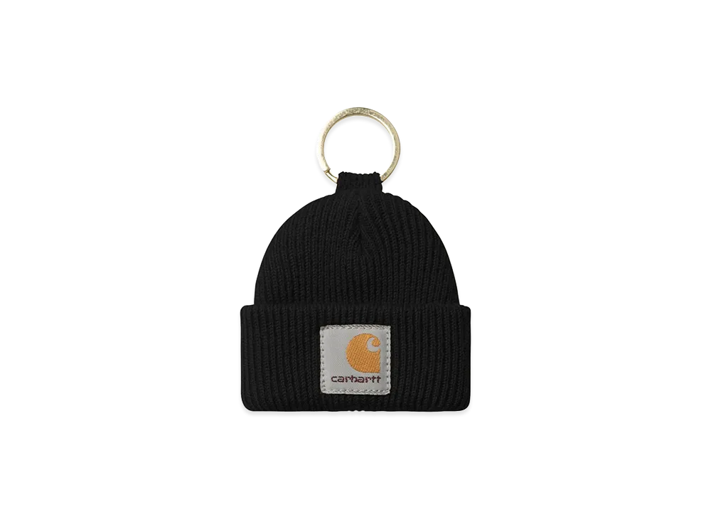 Carhartt WIP Mini Watch Hat Keychain "Black"