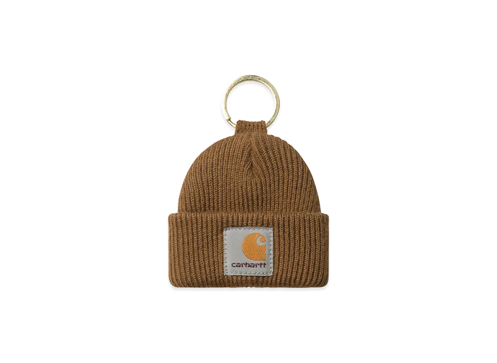 Carhartt WIP Mini Watch Hat Keychain "Hamilton Brown"