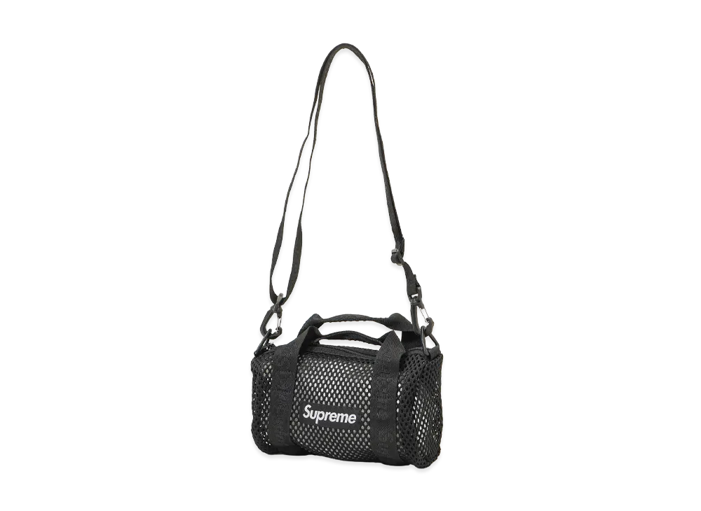 シュプリーム メッシュ ミニ ダッフル バッグ "ブラック" (25SS)