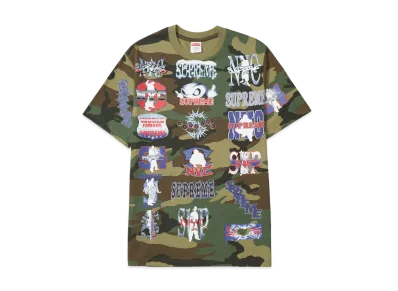 Supreme Flash Tee "Woodland Camo"