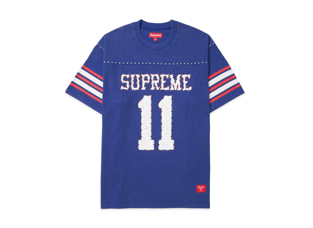 Supreme Studded S/S Football Top "Blue"