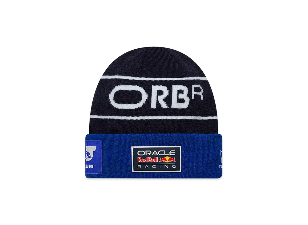 NEW ERA Basic Cuff Knit Oracle Red Bull Racing Max Verstappen 3 "Blue/Navy"