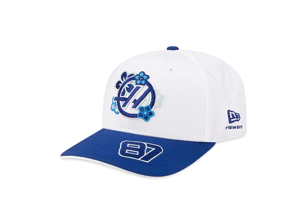 NEW ERA 9Seventy Stretch Snap TGR HAAS F1 Team Japanese Race Special Ollie Bearman 87 "White"