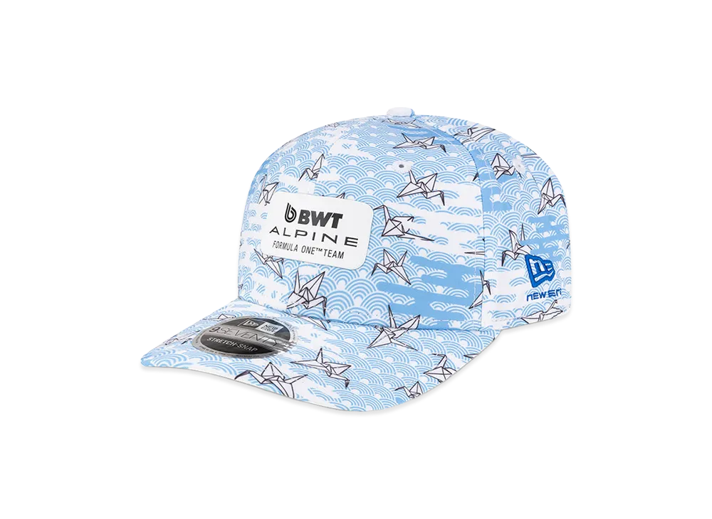 NEW ERA 9Seventy Stretch Snap BWT Alpine Formula 1 Team Japanese Race Special "White/Sky Blue"