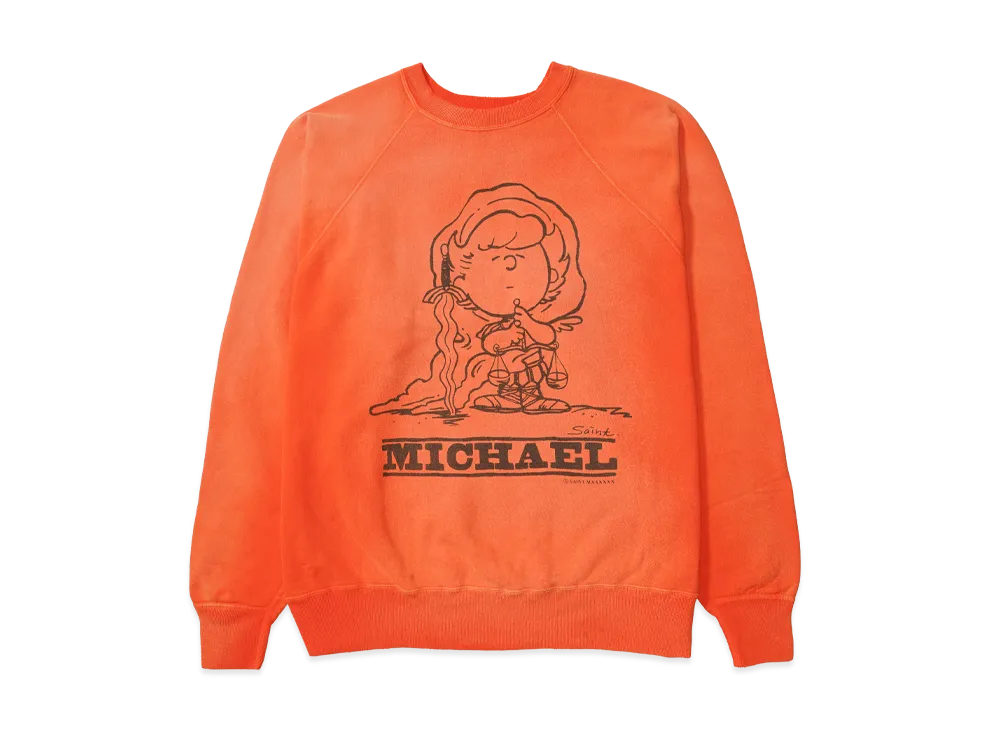 SAINT Mxxxxxx 23AW CRW N SWT Michael "Orange"