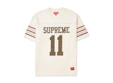 Supreme Studded S/S Football Top "Cream"