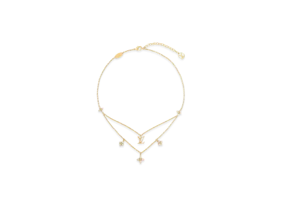 Louis Vuitton Necklace LV Floragram "Gold"