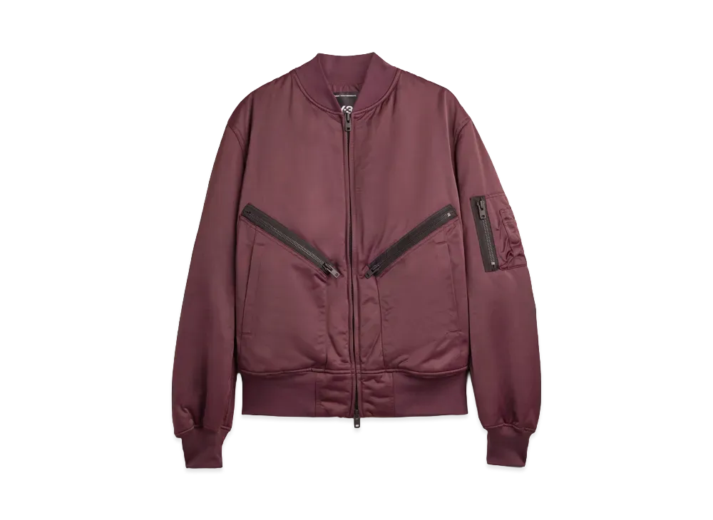 Y-3 Bomber Jacket "Shadow Maroon"