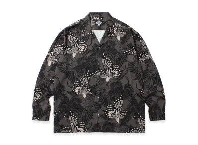 APHRODITEGANG GAKKIN x BUDSPOOL Sanencho L/S Hawaiian Shirt "Black"