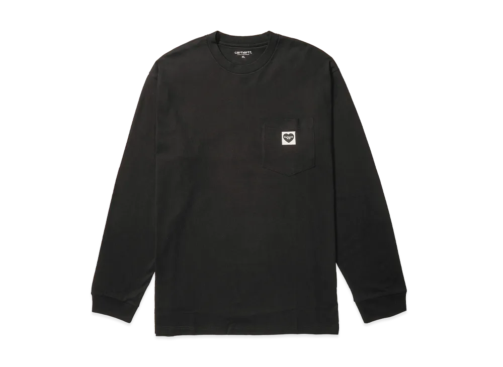 Carhartt WIP Long Sleeve Pocket Heart T-Shirt "Black/Black"