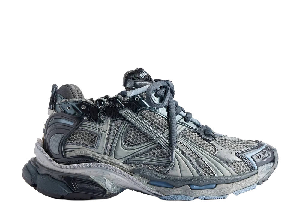 BALENCIAGA Runner Sneaker "Grey/Navy/Light Blue"