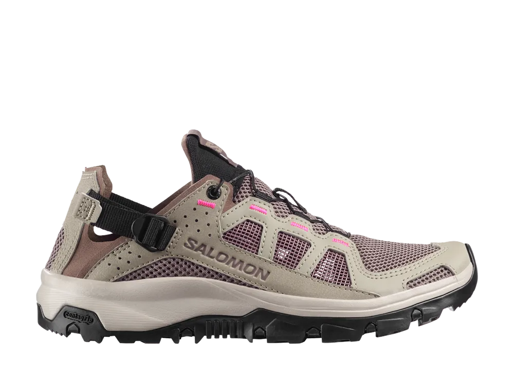 Salomon Women's Techamphibian 5 "Silver Sage/Iron/Knockout Pink"