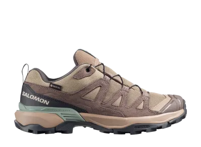 Salomon Women's X Ultra 360 Leather GORE-TEX "Desert Tan/Iron/Green Milieu"
