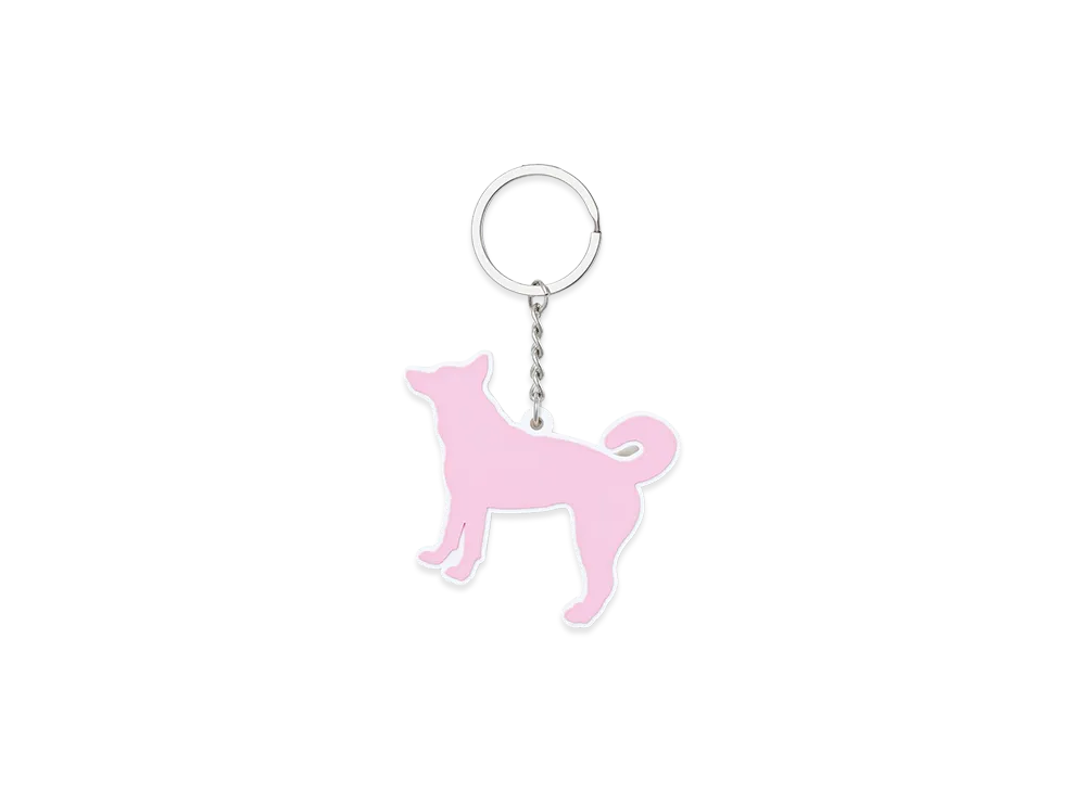 BoTT Star Dog Rubber Keychain "Pink"