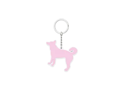 BoTT Star Dog Rubber Keychain "Pink"