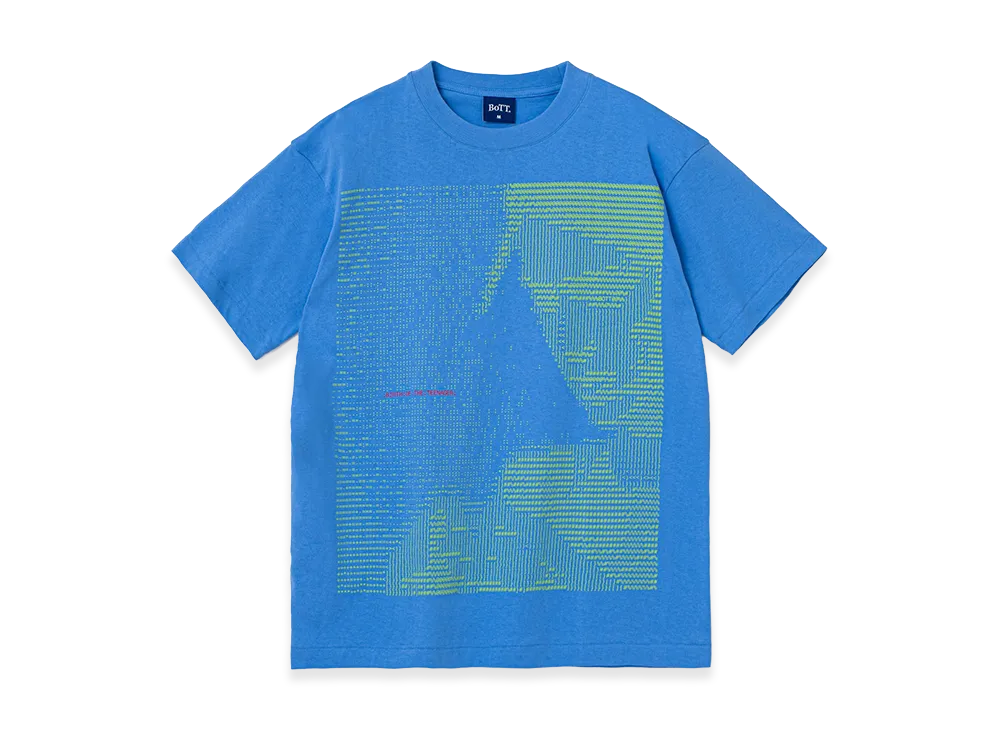 ボット アスキー Tシャツ "コバルト"