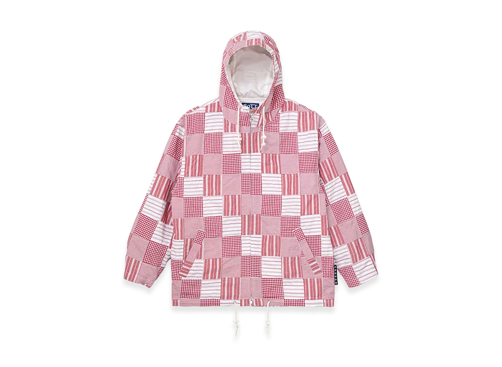 BoTT Patchwork Check Jacket "Red"