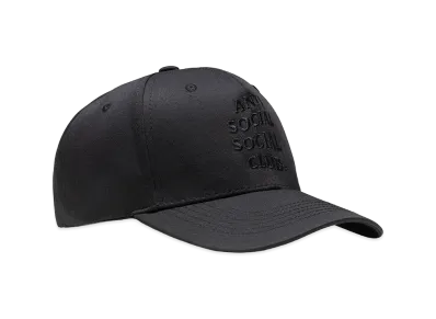 ANTI SOCIAL SOCIAL CLUB Tonal Embroidered Cap "Black"