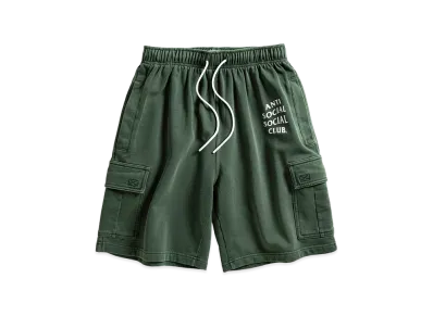 ANTI SOCIAL SOCIAL CLUB Washed Up Cargo Shorts "Green"