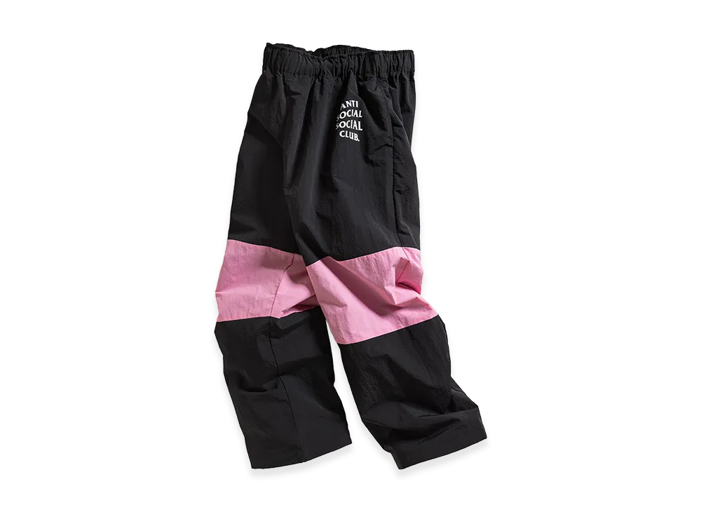 ANTI SOCIAL SOCIAL CLUB Track Pants "Black/Pink"