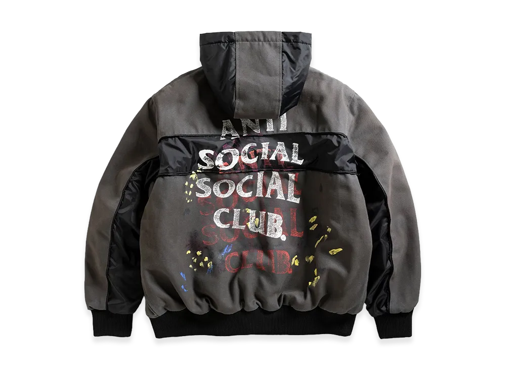 ANTI SOCIAL SOCIAL CLUB Distressed Jacket "Gray/Black"