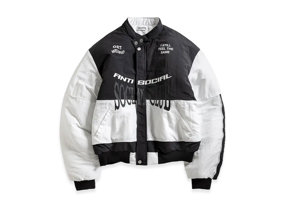 ANTI SOCIAL SOCIAL CLUB Motorcycle Puffer "Black/White"