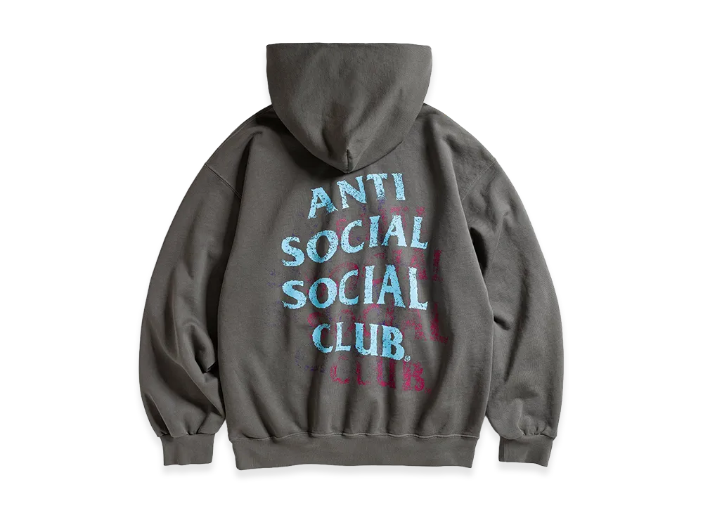 ANTI SOCIAL SOCIAL CLUB Distressed Hoodie "Grey"