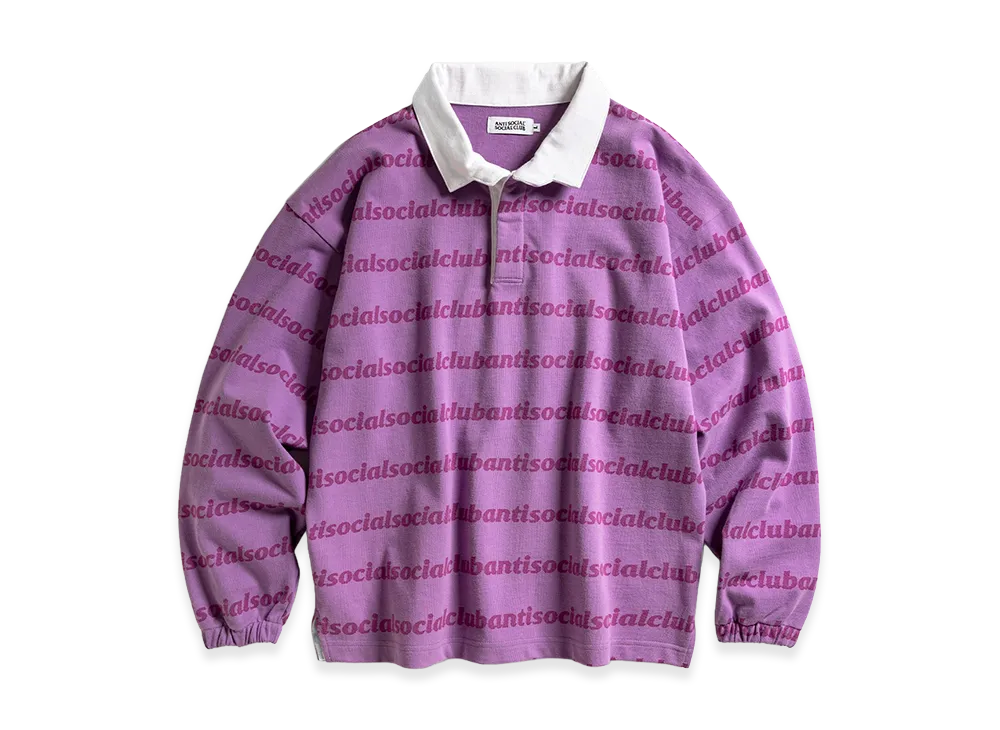 ANTI SOCIAL SOCIAL CLUB Run On Polo "Purple"