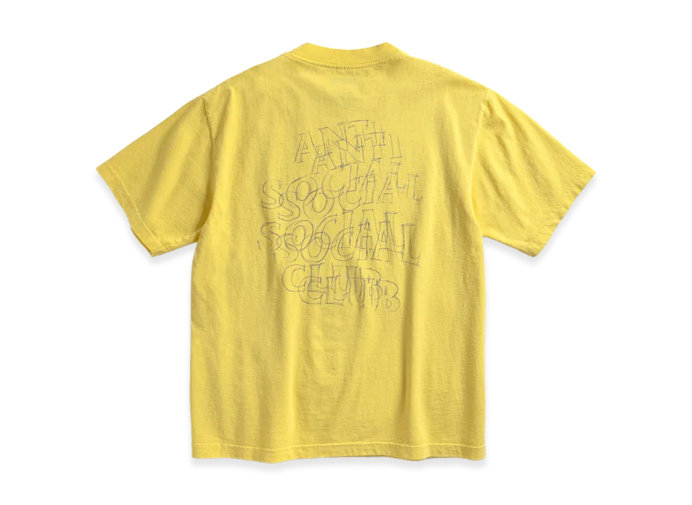 ANTI SOCIAL SOCIAL CLUB Keyed-Up Tee "Yellow"