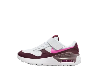 Nike PS Air Max SYSTM "White/Burgundy Crush"