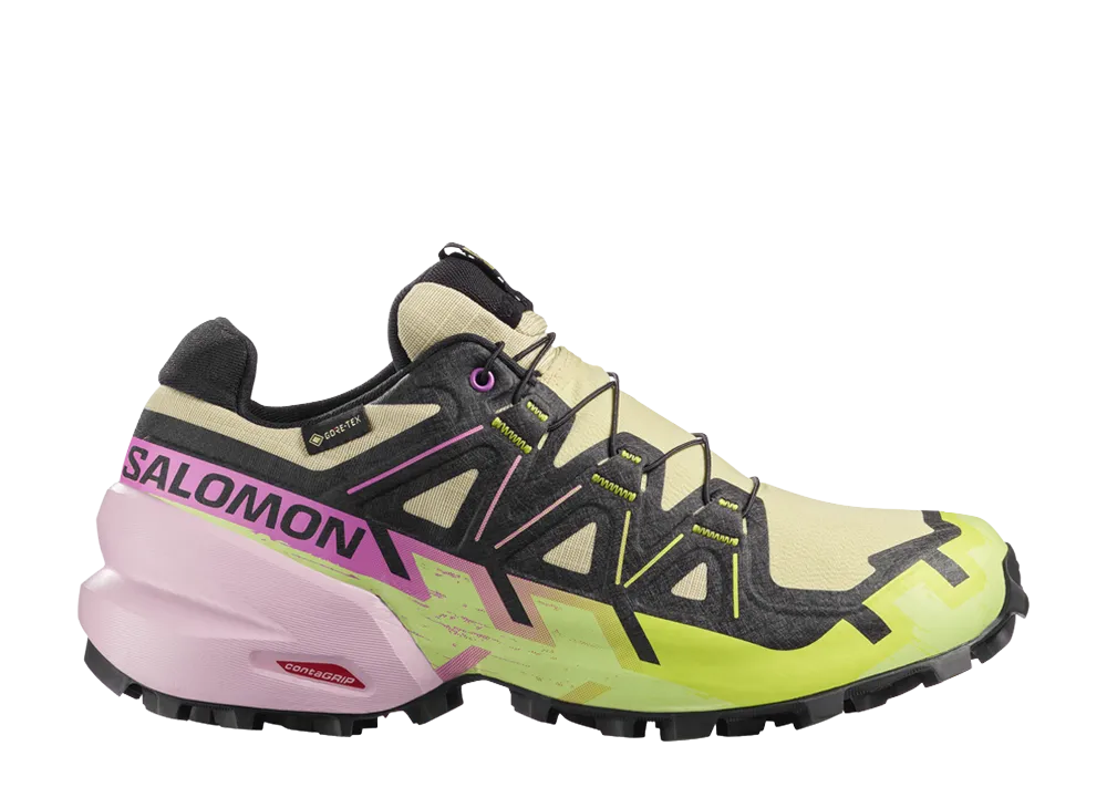 Salomon Women's Speedcross 6 GORE-TEX "Bog/Dawn Pink/Acid Lime"