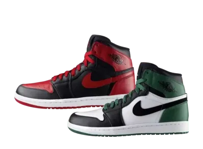 Nike Air Jordan 1 "Defining Moments Pack One 60 Pts" (332550-061/332550-101)