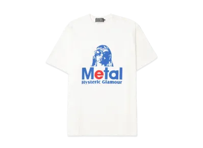 HYSTERIC GLAMOUR Metal T-Shirt "White"