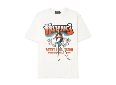 HYSTERIC GLAMOUR Bad Ass Mama Tour Tee "White"
