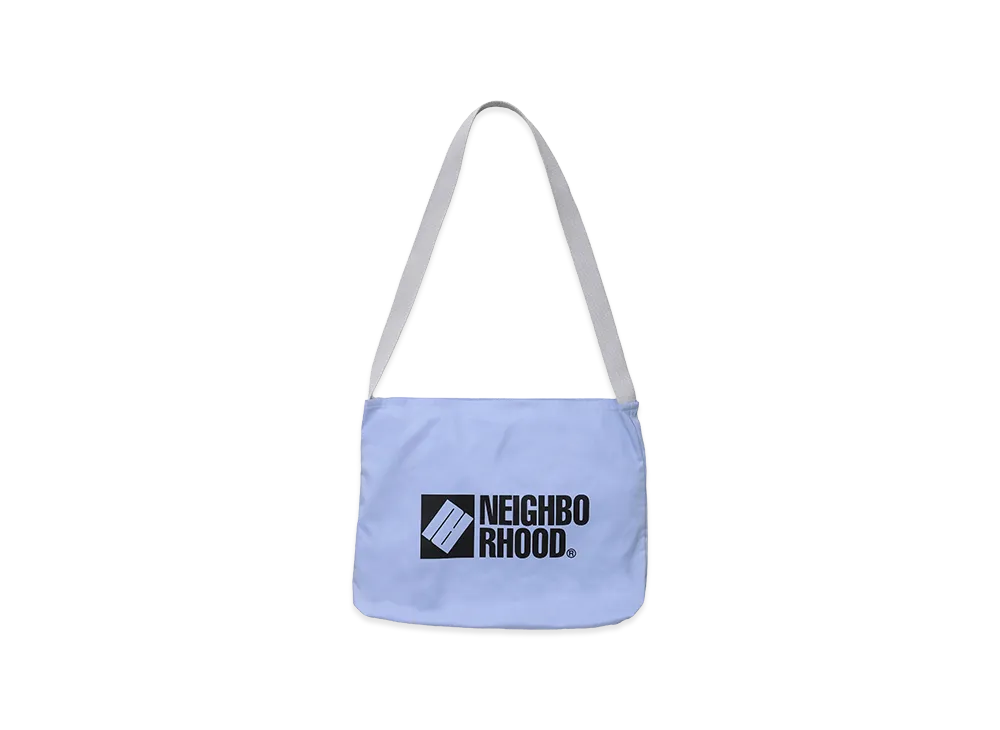 NEIGHBORHOOD Logo Shoulder Bag "Saxe"