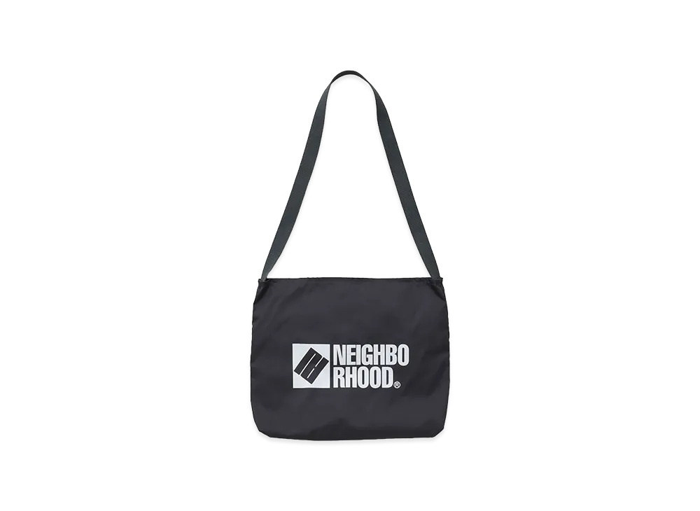 NEIGHBORHOOD Logo Shoulder Bag "Charcoal"