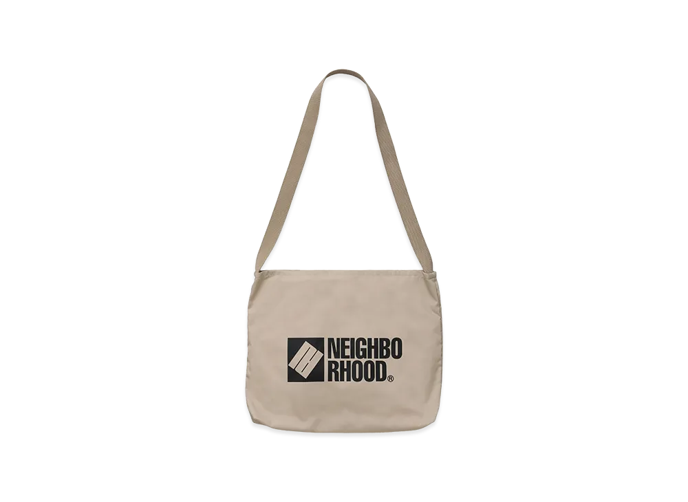 NEIGHBORHOOD Logo Shoulder Bag "Beige"