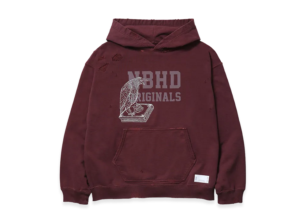 NEIGHBORHOOD Savage Sweat Hoodie LS "Burgundy"