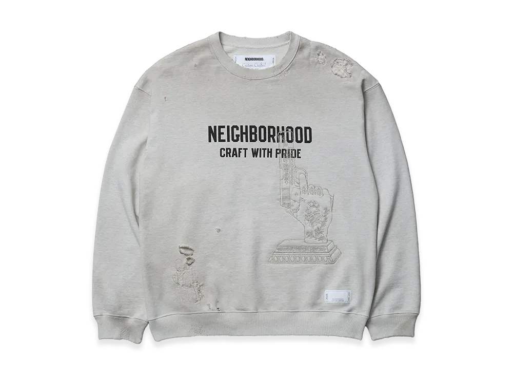 NEIGHBORHOOD Savage Sweat Shirt LS "Oatmeal"