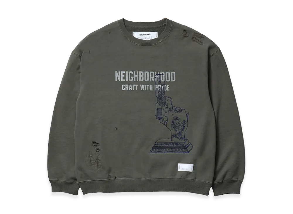 NEIGHBORHOOD Savage Sweat Shirt LS "Olive Drab"